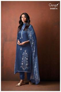 Ganga feska 4584 Dress materials wholesale distributor