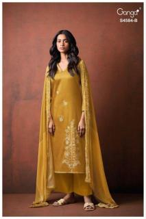 Ganga feska 4584 Dress materials wholesale distributor
