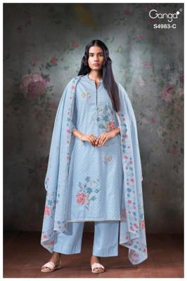 Ganga fiyara 4983 Mumbai wholesale dress material