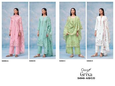 Ganga grixa Dress material wholesale price