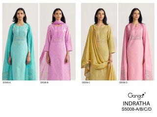 Ganga indratha 5008 Wholesale dress materials suppliers in Hyderabad