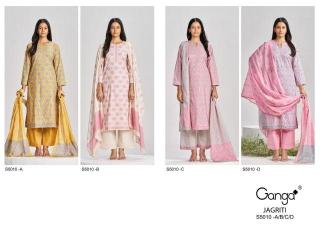 Ganga jagriti 5010 Fancy dress materials wholesale in Mumbai