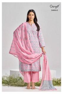 Ganga jagriti 5010 Fancy dress materials wholesale in Mumbai
