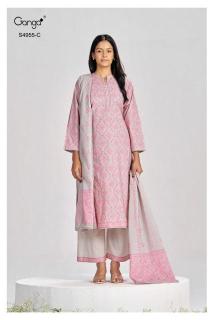 Ganga jagriti 5010 Fancy dress materials wholesale in Mumbai