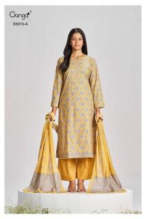Ganga jagriti 5010 Fancy dress materials wholesale in Mumbai