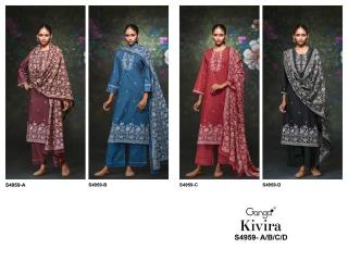 Ganga kivira 4959 Wholesale dress material online