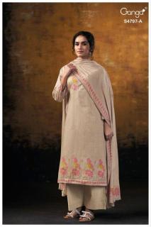 Ganga lishika 4797 Wholesale printed dress materials in Mumbai