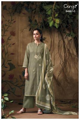 Ganga meliora 4987 Wholesale dress material suppliers