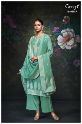 Ganga miorra 4985 Wholesale dress material suppliers in Mumbai
