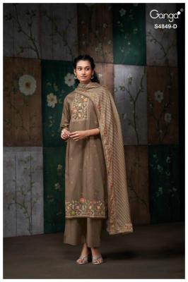 Ganga pazellea 4849 Dress material market in Mumbai