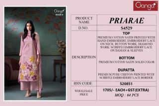 Ganga priarae 4529 Dress material wholesalers in Hyderabad