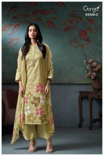 Ganga priarae 4529 Dress material wholesalers in Hyderabad