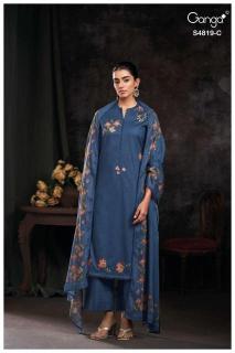 Ganga tirzah 4819 Dress material wholesalers in Mumbai