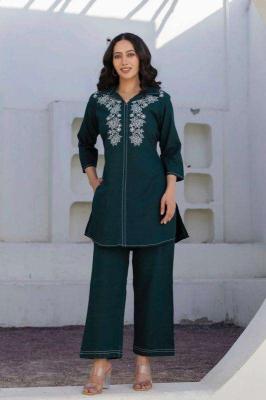Janni cotton green coord set Mumbai kurti suppliers