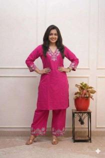 Janni cotton pink Kurti manufacturers in Mumbai