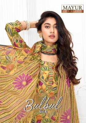 Mayur creation bul bul vol 6 Bulk dress material market in Pune