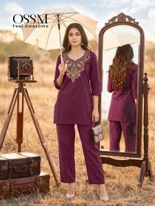 Ossm sara vol 2 cord set Kurti suppliers in Hyderabad