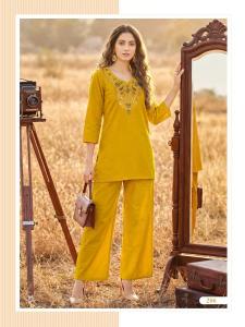 Ossm sara vol 2 cord set Kurti suppliers in Hyderabad