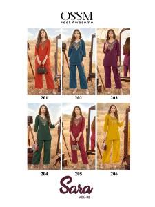 Ossm sara vol 2 cord set Kurti suppliers in Hyderabad