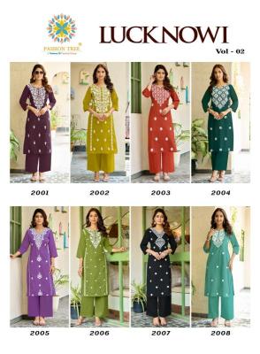 Passion tree lucknowi vol-2 Designer kurtis wholesale in Ahmedabad