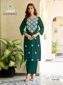 Passion tree lucknowi vol-2 Designer kurtis wholesale in Ahmedabad