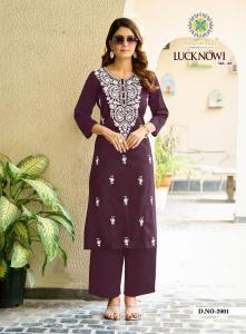 Passion tree lucknowi vol-2 Designer kurtis wholesale in Ahmedabad