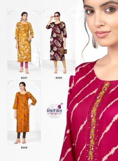 Radhika lifestyle alisha vol 8 Wholesale kuti fashion