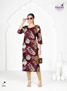 Radhika lifestyle alisha vol 8 Wholesale kuti fashion