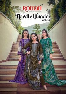 Romani needle wonder vol-14  Dress fabric wholesale suppliers in pune