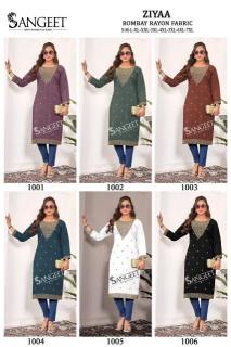  Sangeet ziyaa Designer kurtis wholesale suppliers in Mumbai
