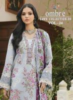 Shree fab ombre lawn vol-24 Salwar kameez distributors in Gujarat