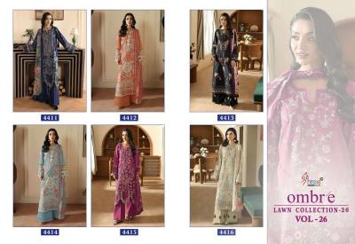 Shree fab ombre lawn vol-26 . Bulk garments market in Pune