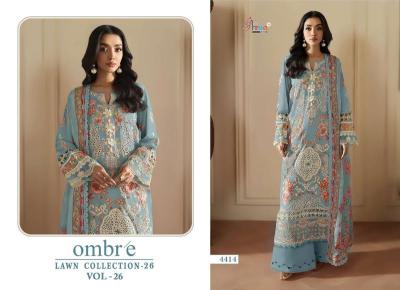 Shree fab ombre lawn vol-26 . Bulk garments market in Pune