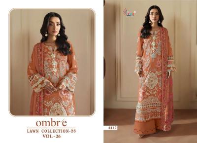 Shree fab ombre lawn vol-26 . Bulk garments market in Pune