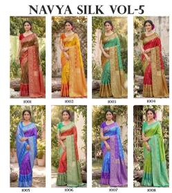 SHREE SHYAM FASHION NAVYA SILK VOL 5 Saree market in Hyderabad