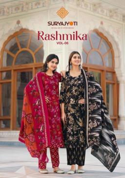 Suryajyoti rashmika vol-6 Surat kurti exporters