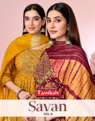  Taniksh savan vol 6 Wholesale kurti market in Trivandrum