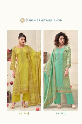 The hermitage shop aaranya vol 5 Wholesale dress material suppliers in Pune