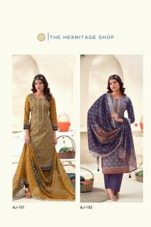 The hermitage shop ajrakh vol 1 Dress material wholesale price