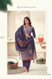 The hermitage shop ajrakh vol 1 Dress material wholesale price