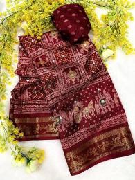 Vastrangan ajrakh Wholesale designer sarees in Pune