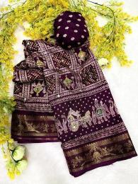 Vastrangan ajrakh Wholesale designer sarees in Pune