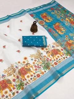 Vastrangan digital print Wholesale silk sarees in Kolkata