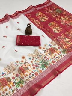 Vastrangan digital print Wholesale silk sarees in Kolkata