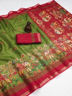Vastrangan digital print Wholesale silk sarees in Kolkata