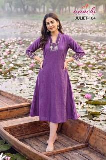 Aanchi juliet Chiffon kurtis in Karnataka