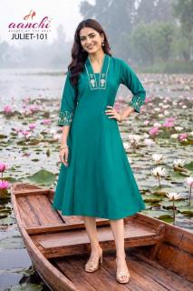 Aanchi juliet Chiffon kurtis in Karnataka