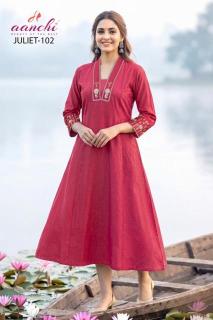 Aanchi juliet Chiffon kurtis in Karnataka