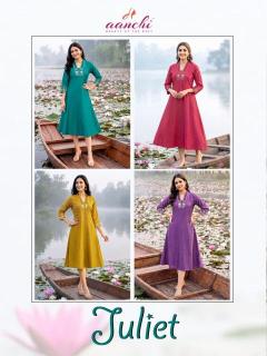 Aanchi juliet Chiffon kurtis in Karnataka