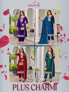 Aanchi plus charmi Georgette kurtis in Kolkata